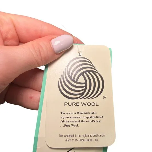 Vintage Evan Picone 100% Wool Pencil Skirt Lavender Size 10 NWT USA - Picture 7 of 9